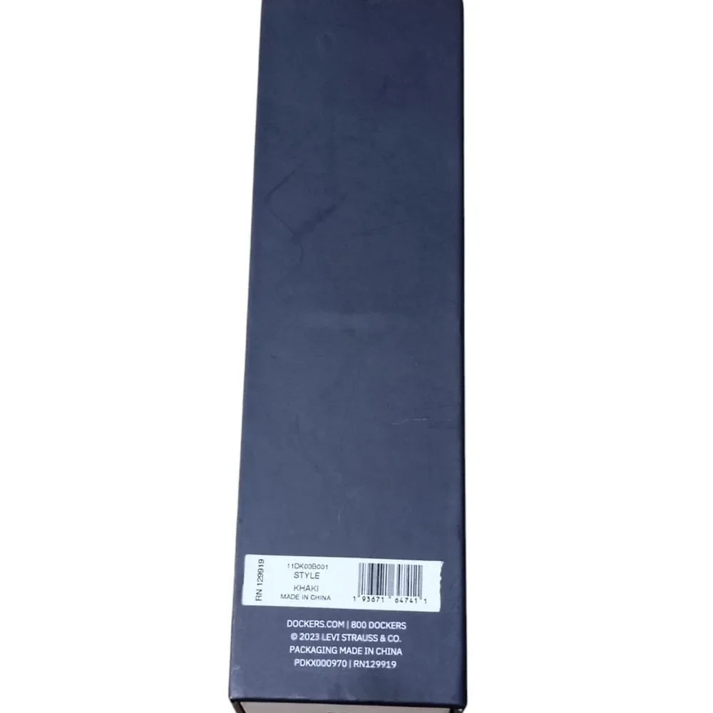 NWT Men’s Dockers Woven Stretch Belt Khaki Size L/XL